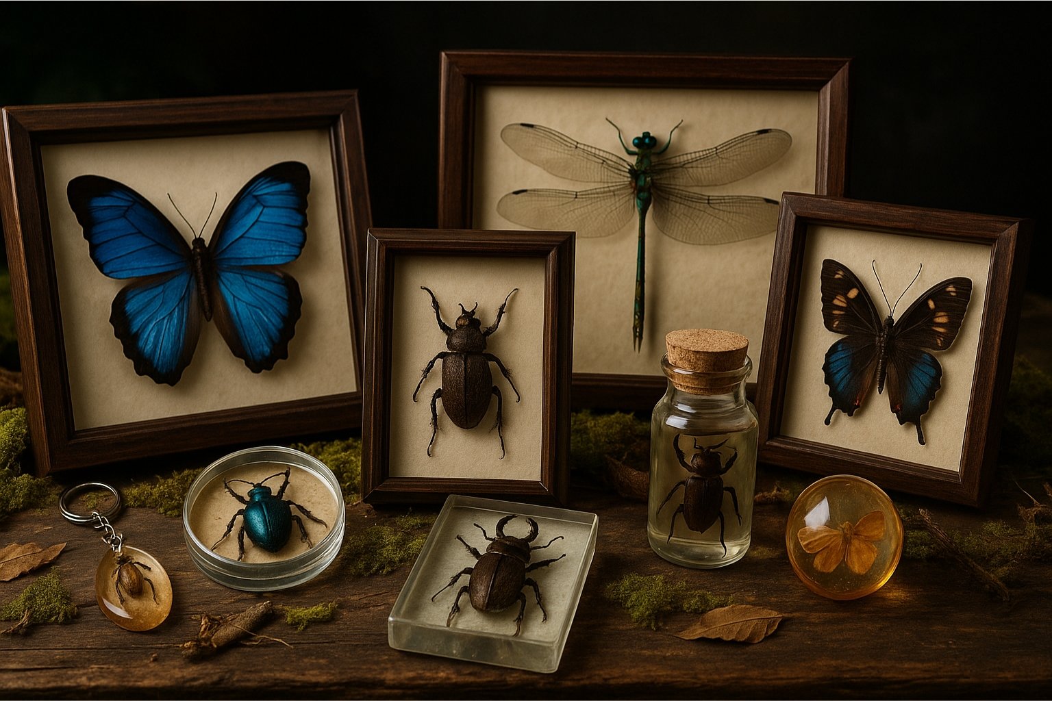 American Lady (Vanessa virginiensis) - Framed Entomology Specimen