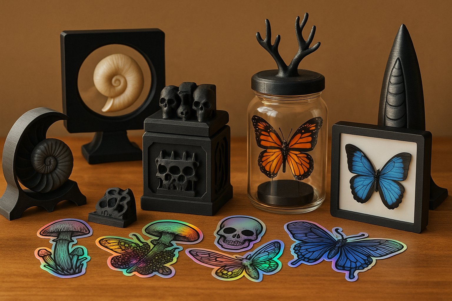 Emporium-Creatives BioRelic Embryo Specimen: Myco-Raptor Egg