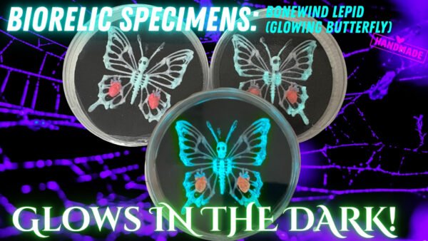 BioRelic Specimen: Bonewind Lepid (Glowing Butterfly)