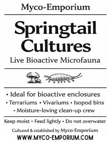 Label-2 Myco-Emporium Springtail Culture
