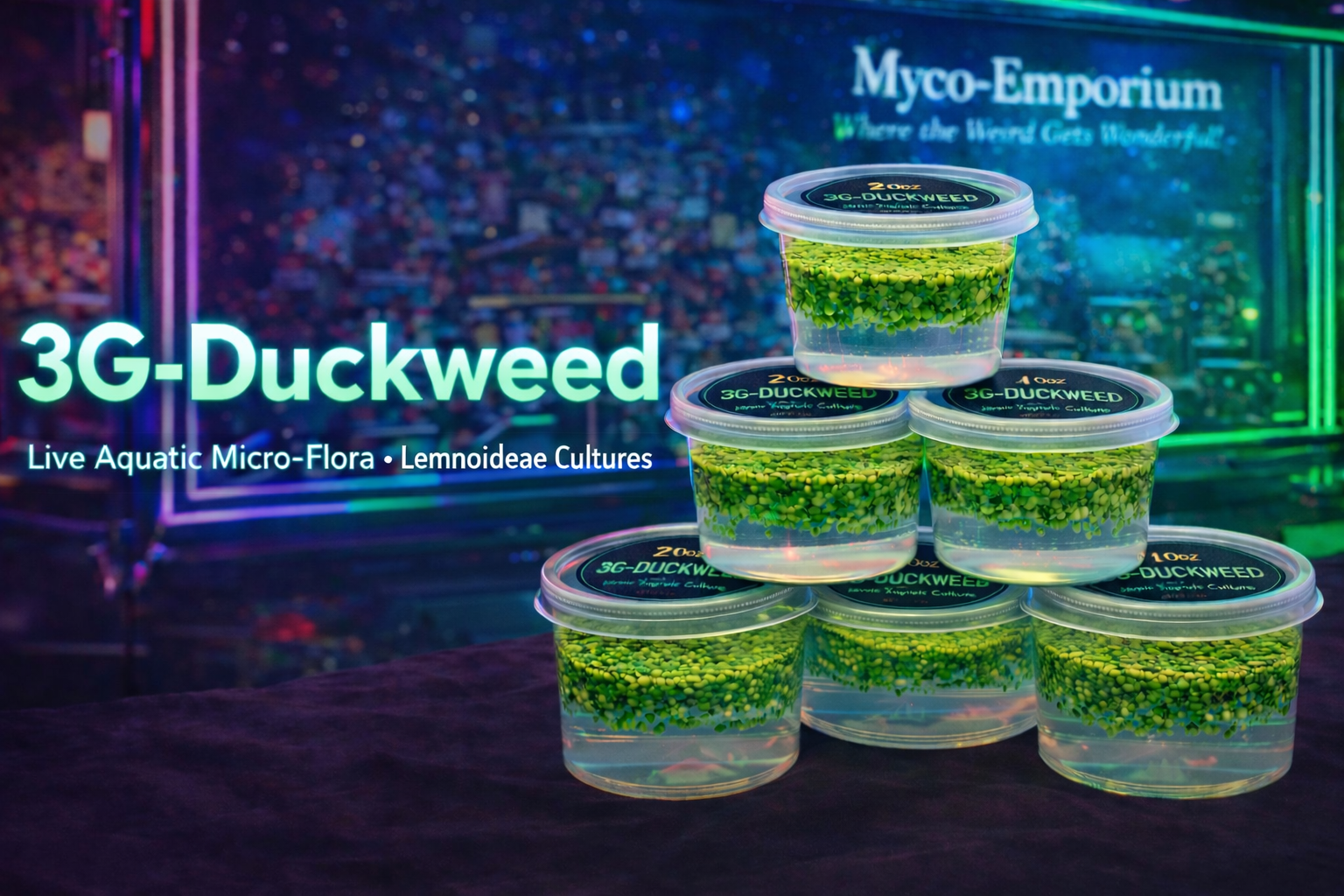 3G-Duckweed [2-oz] (Starter Sprout Cup)