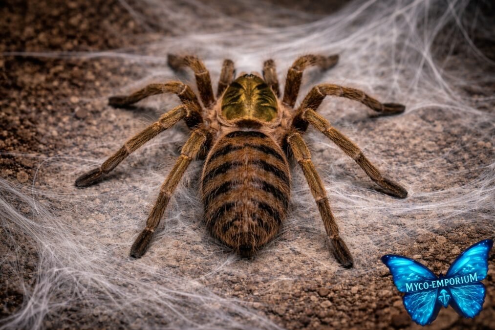 Trinidad Olive Tarantula (Neoholothele incei) – alternate view