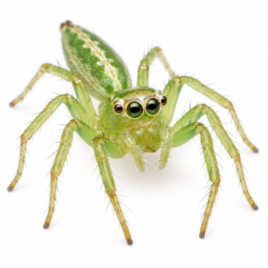 Magnolia Green Jumping Spider (Lyssomanes viridis)