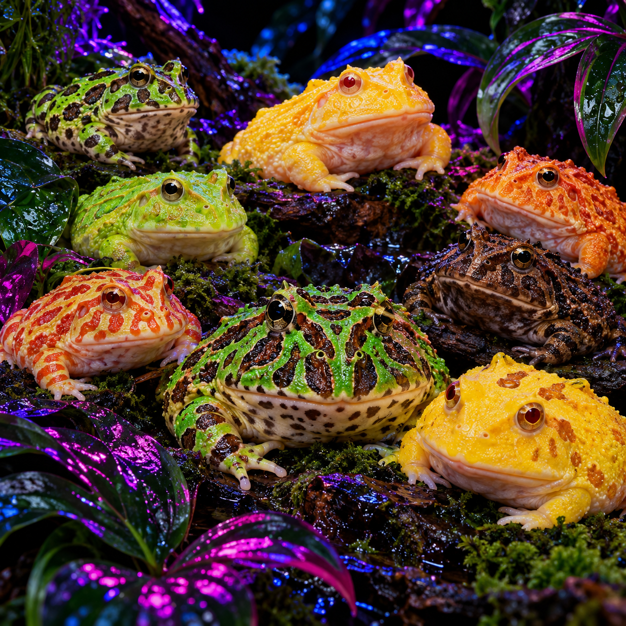 Pacman Frogs Pacman Frog (Ceratophrys cranwelli)