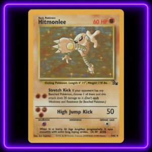 01-Hitmonlee-UV Hitmonlee - Original Vintage Pokémon TCG Card
