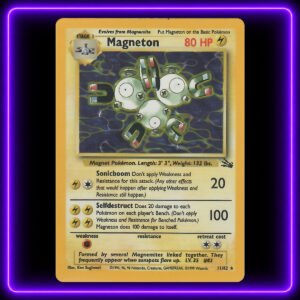 Magneton - Original Vintage Pokémon TCG Card