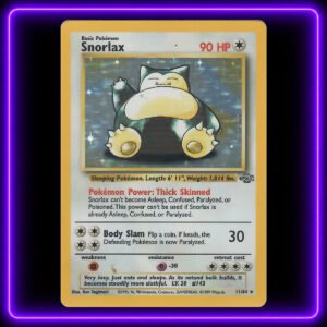 Snorlax - Original Vintage Pokémon TCG Card