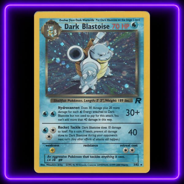 Dark Blastoise [Team Rocket] - Original Vintage Pokémon TCG Card