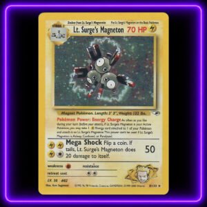 03-Lt-Surges-Magneton-UV Lt. Surge's Magneton - Original Vintage Pokémon TCG Card