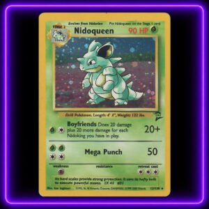 03-Nidoqueen-UV Nidoqueen - Original Vintage Pokémon TCG Card