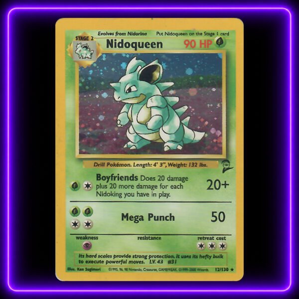 Nidoqueen - Original Vintage Pokémon TCG Card