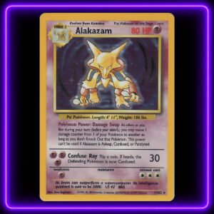 04-Alakazam-UV Alakazam - Original Vintage Pokémon TCG Card