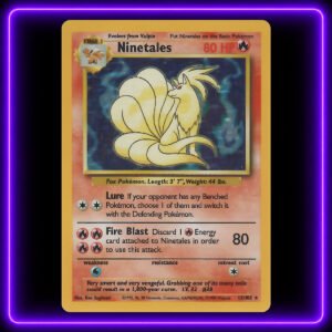04-Ninetales-UV Ninetales - Original Vintage Pokémon TCG Card