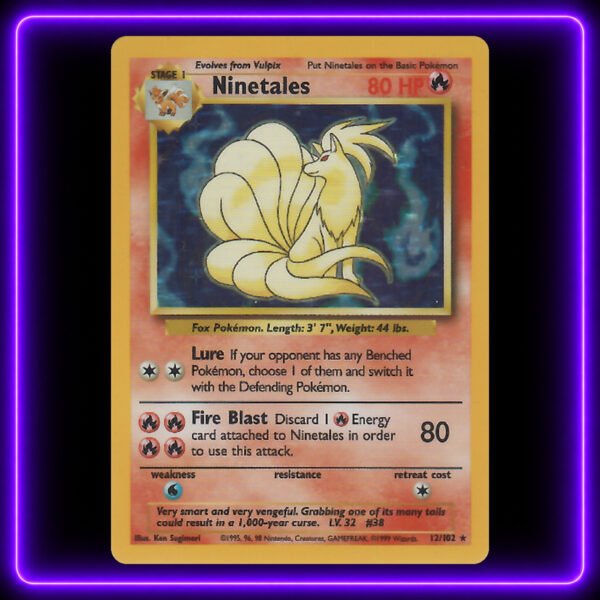 Ninetales - Original Vintage Pokémon TCG Card