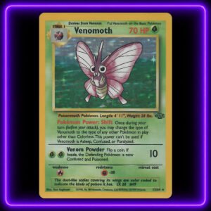 04-Venomoth-UV Venomoth - Original Vintage Pokémon TCG Card