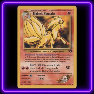 Blaine's Ninetales - Original Vintage Pokémon TCG Card