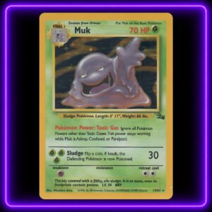 Muk, Fossil Holo - Original Vintage Pokémon TCG Card