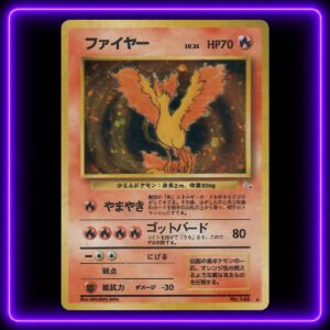 Moltres | Japanese Mystery of the Fossils - Original Vintage Pokémon TCG Card