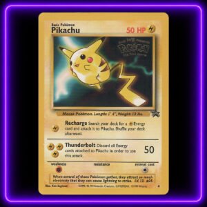 Pikachu (Movie Promo) - Original Vintage Pokémon TCG Card