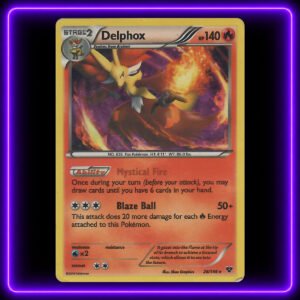 Delphox - Original Vintage Pokémon TCG Card