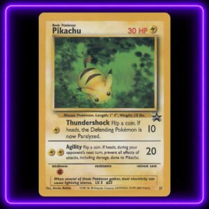 Pikachu (Promo Card) - Original Vintage Pokémon TCG Card