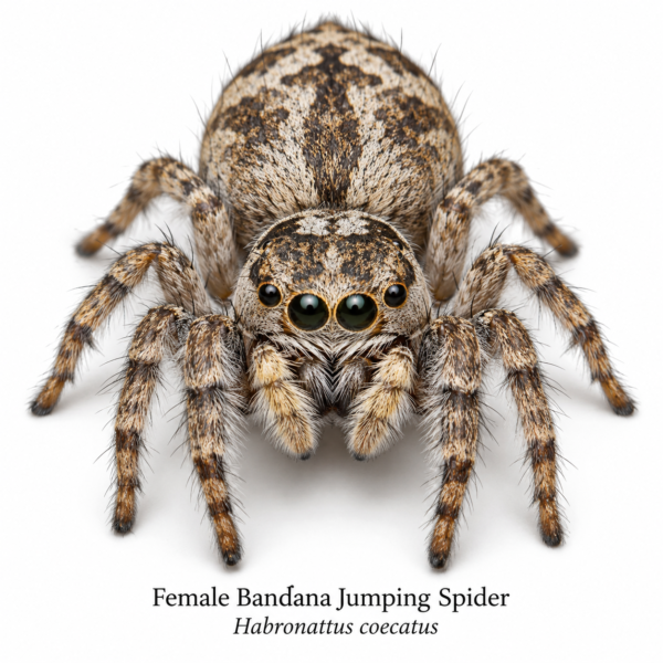 Female_Bandana_Jumping_Spider_Habronattus_coecatus Paradise Jumping Spider (Habronattus sp.)