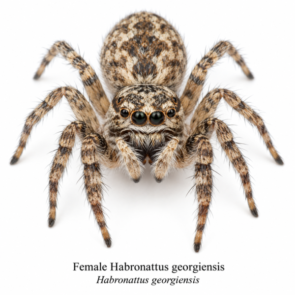 Female_Habronattus_georgiensis Paradise Jumping Spider (Habronattus sp.)
