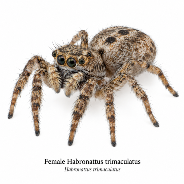 Female_Habronattus_trimaculatus Paradise Jumping Spider (Habronattus sp.)