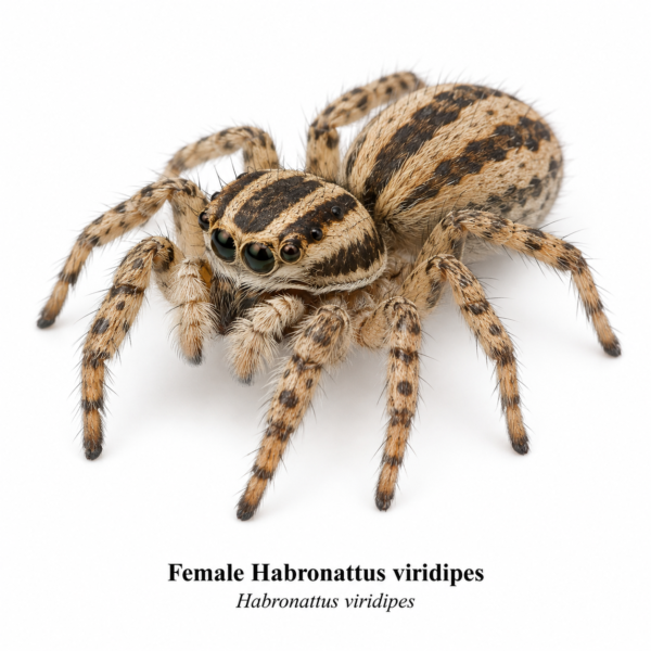 Female_Habronattus_viridipes Paradise Jumping Spider (Habronattus sp.)