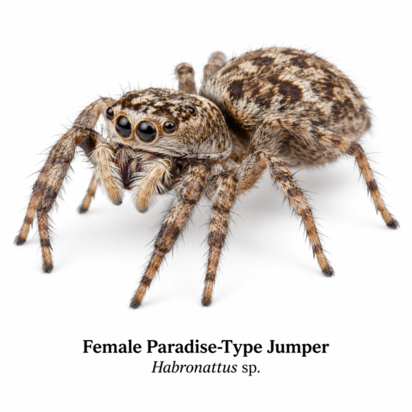 Female_Paradise_Type_Jumper_Habronattus_sp Paradise Jumping Spider (Habronattus sp.)