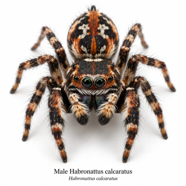 Male_Habronattus_calcaratus Paradise Jumping Spider (Habronattus sp.)