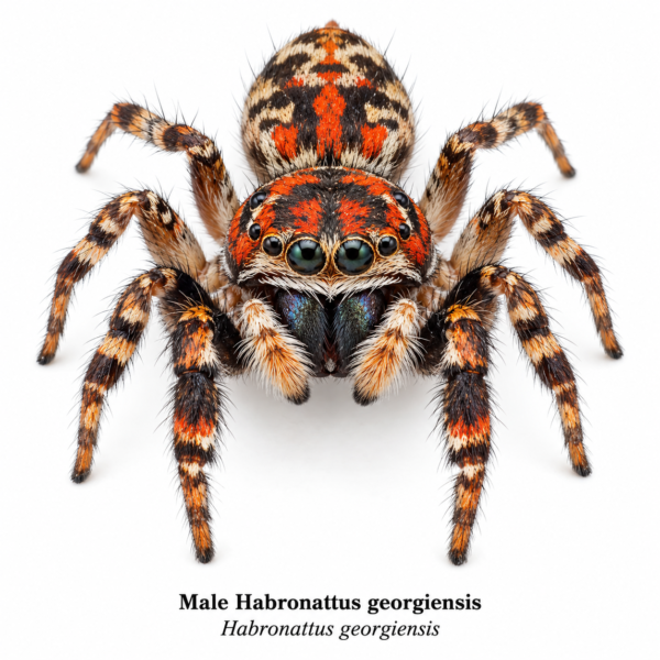 Male_Habronattus_georgiensis Paradise Jumping Spider (Habronattus sp.)