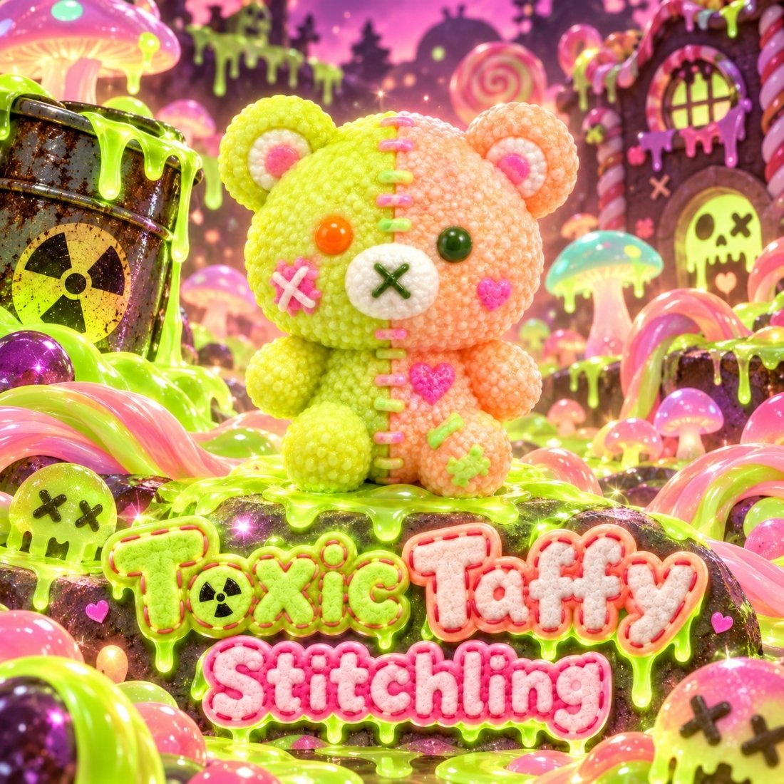 Toxic Taffy Stitchling